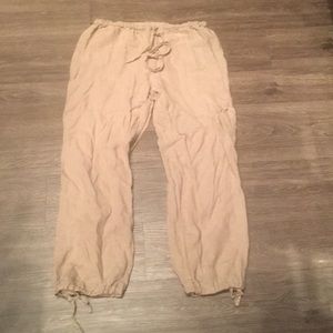 Drawstring Cargo Pants